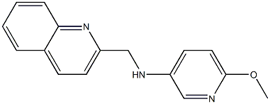 6-methoxy-N-(quinolin-2-ylmethyl)pyridin-3-amine Struktur