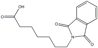 7-(1,3-dioxo-1,3-dihydro-2H-isoindol-2-yl)heptanoic acid Struktur