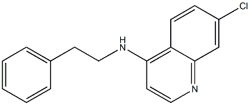 7-chloro-N-(2-phenylethyl)quinolin-4-amine Struktur