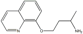 8-(3-aminobutoxy)quinoline Struktur