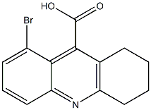 8-bromo-1,2,3,4-tetrahydroacridine-9-carboxylic acid Struktur