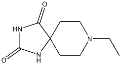 8-ethyl-1,3,8-triazaspiro[4.5]decane-2,4-dione Struktur