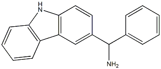 9H-carbazol-3-yl(phenyl)methanamine Struktur