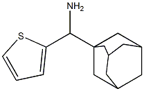 adamantan-1-yl(thiophen-2-yl)methanamine Struktur