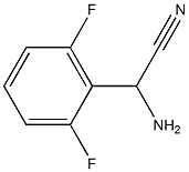 amino(2,6-difluorophenyl)acetonitrile Struktur