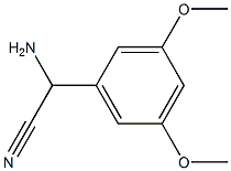 amino(3,5-dimethoxyphenyl)acetonitrile Struktur