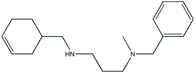 benzyl({3-[(cyclohex-3-en-1-ylmethyl)amino]propyl})methylamine Struktur