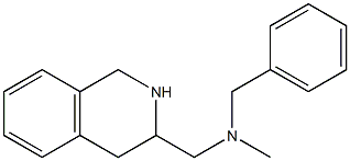 benzyl(methyl)(1,2,3,4-tetrahydroisoquinolin-3-ylmethyl)amine Struktur