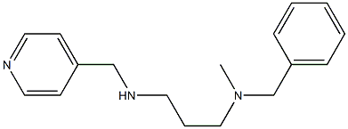 benzyl(methyl){3-[(pyridin-4-ylmethyl)amino]propyl}amine Struktur