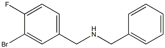 benzyl[(3-bromo-4-fluorophenyl)methyl]amine Struktur