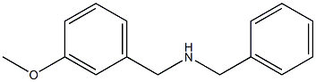 benzyl[(3-methoxyphenyl)methyl]amine Struktur