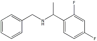 benzyl[1-(2,4-difluorophenyl)ethyl]amine Struktur