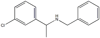 benzyl[1-(3-chlorophenyl)ethyl]amine Struktur