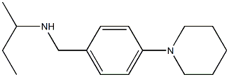 butan-2-yl({[4-(piperidin-1-yl)phenyl]methyl})amine Struktur