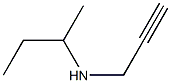 butan-2-yl(prop-2-yn-1-yl)amine Struktur