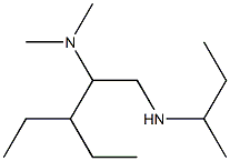 butan-2-yl[2-(dimethylamino)-3-ethylpentyl]amine Struktur