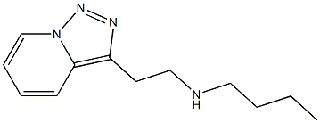 butyl(2-{[1,2,4]triazolo[3,4-a]pyridin-3-yl}ethyl)amine Struktur