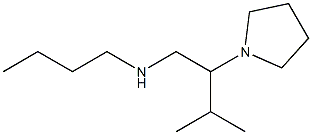 butyl[3-methyl-2-(pyrrolidin-1-yl)butyl]amine Struktur