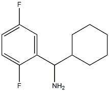 cyclohexyl(2,5-difluorophenyl)methanamine Struktur