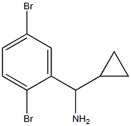 cyclopropyl(2,5-dibromophenyl)methanamine Struktur