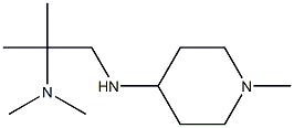 dimethyl({2-methyl-1-[(1-methylpiperidin-4-yl)amino]propan-2-yl})amine Struktur