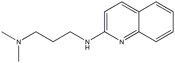 dimethyl[3-(quinolin-2-ylamino)propyl]amine Struktur