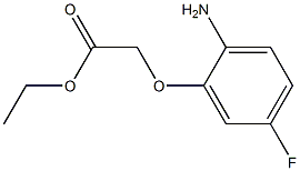 ethyl (2-amino-5-fluorophenoxy)acetate Struktur