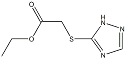 ethyl 2-(1H-1,2,4-triazol-5-ylsulfanyl)acetate Struktur