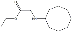 ethyl 2-(cyclooctylamino)acetate Struktur