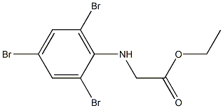 ethyl 2-[(2,4,6-tribromophenyl)amino]acetate Struktur