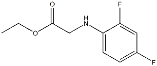 ethyl 2-[(2,4-difluorophenyl)amino]acetate Struktur