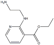 ethyl 2-[(2-aminoethyl)amino]nicotinate Struktur