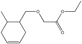 ethyl 2-[(6-methylcyclohex-3-en-1-yl)methoxy]acetate Struktur