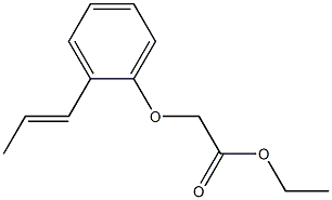 ethyl 2-[2-(prop-1-en-1-yl)phenoxy]acetate Struktur