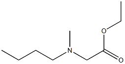 ethyl 2-[butyl(methyl)amino]acetate Struktur