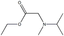 ethyl 2-[methyl(propan-2-yl)amino]acetate Struktur