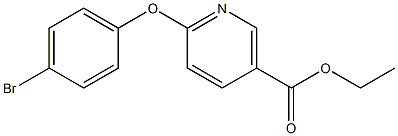 ethyl 6-(4-bromophenoxy)nicotinate Struktur