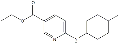 ethyl 6-[(4-methylcyclohexyl)amino]pyridine-3-carboxylate Struktur