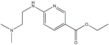 ethyl 6-{[2-(dimethylamino)ethyl]amino}pyridine-3-carboxylate Struktur