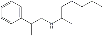 heptan-2-yl(2-phenylpropyl)amine Struktur