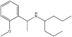 heptan-4-yl[1-(2-methoxyphenyl)ethyl]amine Struktur