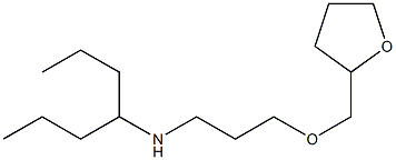 heptan-4-yl[3-(oxolan-2-ylmethoxy)propyl]amine Struktur