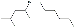 hexyl(4-methylpentan-2-yl)amine Struktur