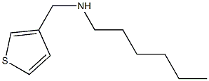 hexyl(thiophen-3-ylmethyl)amine Struktur