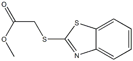 methyl 2-(1,3-benzothiazol-2-ylsulfanyl)acetate Struktur