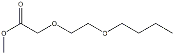 methyl 2-(2-butoxyethoxy)acetate Struktur