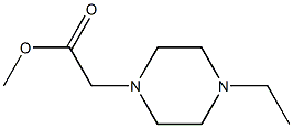 methyl 2-(4-ethylpiperazin-1-yl)acetate Struktur