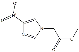 methyl 2-(4-nitro-1H-imidazol-1-yl)acetate Struktur