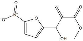 methyl 2-[hydroxy(5-nitrofuran-2-yl)methyl]prop-2-enoate Struktur