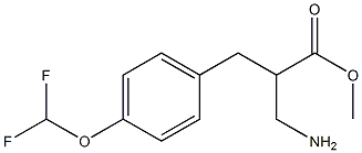 methyl 3-amino-2-{[4-(difluoromethoxy)phenyl]methyl}propanoate Struktur